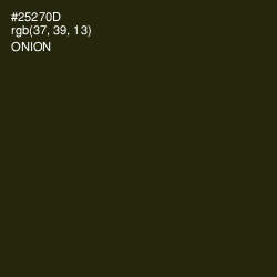 #25270D - Onion Color Image