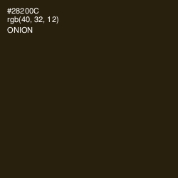 #28200C - Onion Color Image