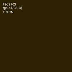 #2C2103 - Onion Color Image