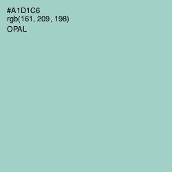 #A1D1C6 - Opal Color Image