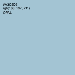 #A3C5D3 - Opal Color Image
