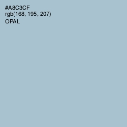 #A8C3CF - Opal Color Image