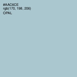 #AAC6CE - Opal Color Image