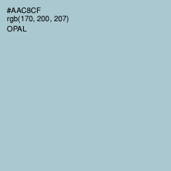 #AAC8CF - Opal Color Image