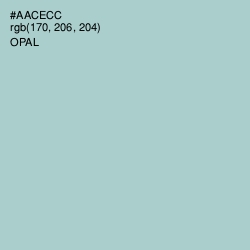 #AACECC - Opal Color Image