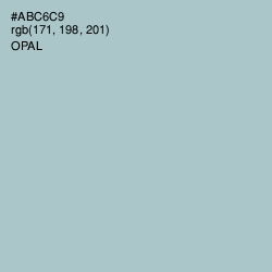 #ABC6C9 - Opal Color Image