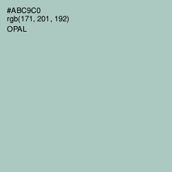 #ABC9C0 - Opal Color Image