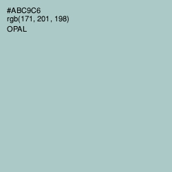 #ABC9C6 - Opal Color Image