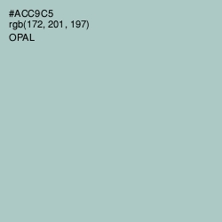 #ACC9C5 - Opal Color Image