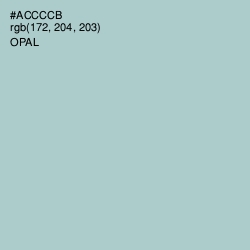 #ACCCCB - Opal Color Image