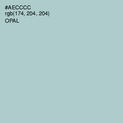#AECCCC - Opal Color Image