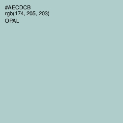 #AECDCB - Opal Color Image
