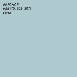 #AFCACF - Opal Color Image