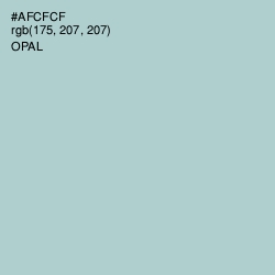 #AFCFCF - Opal Color Image