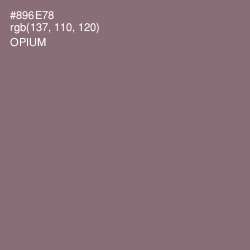 #896E78 - Opium Color Image