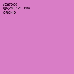 #D87DC6 - Orchid Color Image