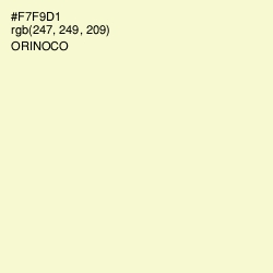 #F7F9D1 - Orinoco Color Image