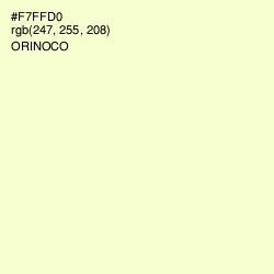 #F7FFD0 - Orinoco Color Image