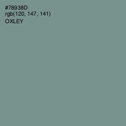 #78938D - Oxley Color Image