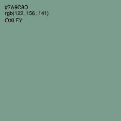 #7A9C8D - Oxley Color Image