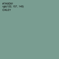 #7A9D91 - Oxley Color Image