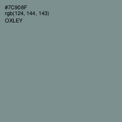 #7C908F - Oxley Color Image