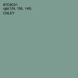 #7C9C91 - Oxley Color Image