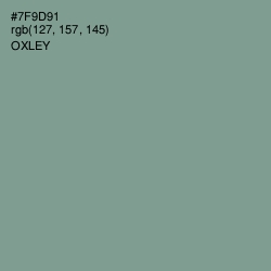 #7F9D91 - Oxley Color Image