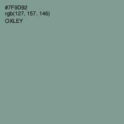 #7F9D92 - Oxley Color Image