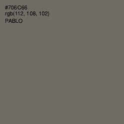 #706C66 - Pablo Color Image