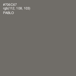 #706C67 - Pablo Color Image