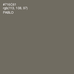 #716C61 - Pablo Color Image