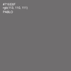 #716E6F - Pablo Color Image