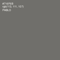 #716F6B - Pablo Color Image