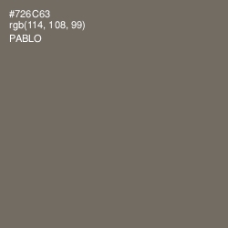 #726C63 - Pablo Color Image