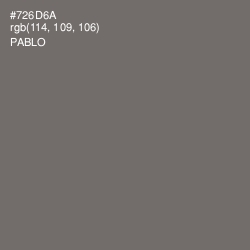 #726D6A - Pablo Color Image