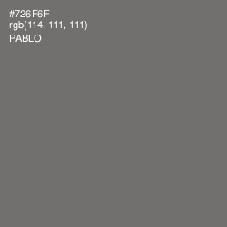 #726F6F - Pablo Color Image
