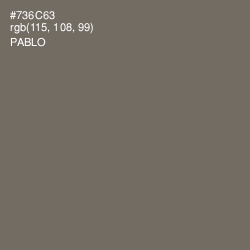 #736C63 - Pablo Color Image