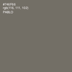 #746F66 - Pablo Color Image