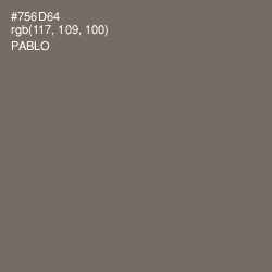 #756D64 - Pablo Color Image