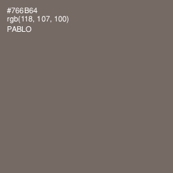 #766B64 - Pablo Color Image