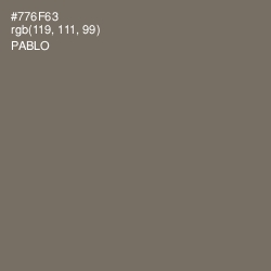 #776F63 - Pablo Color Image