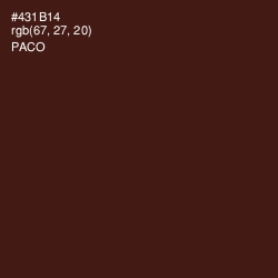 #431B14 - Paco Color Image