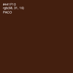 #441F10 - Paco Color Image