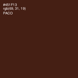 #451F13 - Paco Color Image