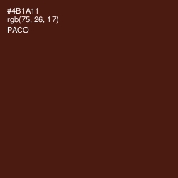 #4B1A11 - Paco Color Image