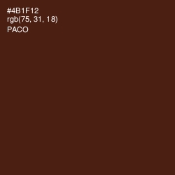 #4B1F12 - Paco Color Image