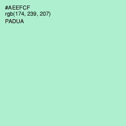 #AEEFCF - Padua Color Image