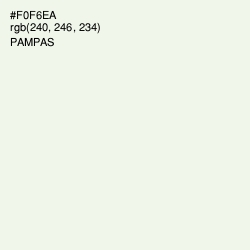 #F0F6EA - Pampas Color Image