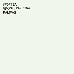 #F0F7EA - Pampas Color Image